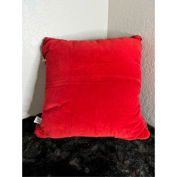 Chandler 4 Corners SNOWMAN BURRRR Hooked Wool Pillow Cover Laura Megroz 18 x 18 - Picture 3 of 6